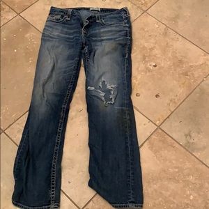 Big star but cut jeans size 30